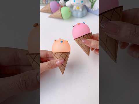 Paper ice cream balloon 🎈 #craft #diy #art #youtubeshorts #shorts