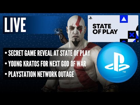 Secret Game Reveal At State of Play | Young Kratos for Next God of War | PlayStation Network Outage