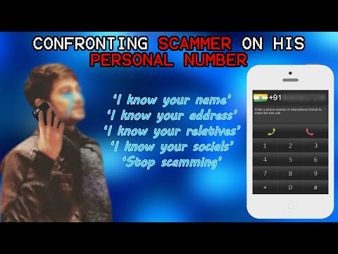 CONFRONTING A SCAMMER ON HIS PERSONAL PHONE NUMBER! **HE QUIT**