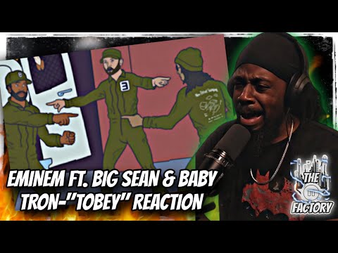 SEAN ATE THIS!!! BUT EM IS IMMORTAL!!! | Eminem - Tobey (feat. Big Sean & Babytron) REACTION