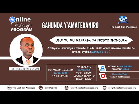 1.UBUNTU MU MBARAGA YA KRISTO IHINDURA by Jean Claude HABINEZA