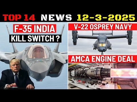 Indian Defence Updates : F-35 India Kill Switch,V-22 Osprey Navy,AMCA Engine Deal,Bhargavastra  CUAS