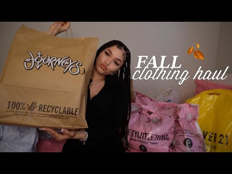 HUGE FALL CLOTHING HAUL || fall essentials + staples