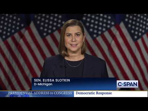 Complete Democratic Response from Michigan Senator Elissa Slotkin