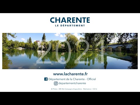 Carte de vœux du Département de la Charente 2021