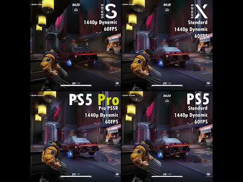 Marvel Rivals Xbox Series S vs. Series X vs. PS5 vs. PS5 Pro Graphics Comparison