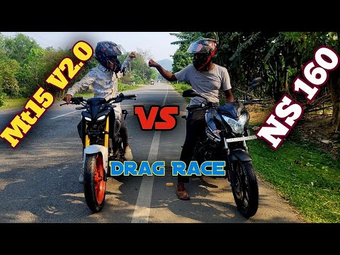 2023 Mt15 v2 VS Ns 160 Drag Race    || Mt15 Ns 160 se haar gyaaa🥶|| 10 May 2023