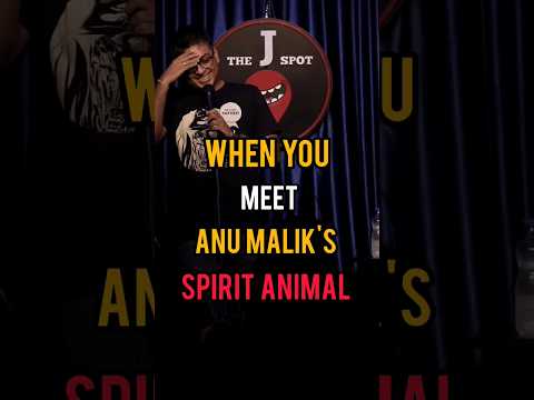 When You Meet Anu Malik's Spirit Animal | Crowd work | Stand-up Comedy by Abijit Ganguly #shorts