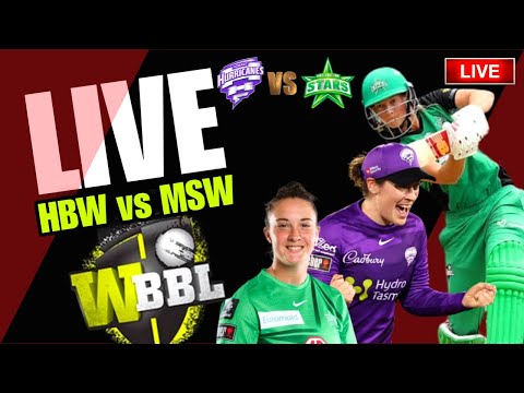 WBBL Live | Hobart Hurricanes Women vs Melbourne Stars Women Live | HBHW vs MLSW LIVE Match