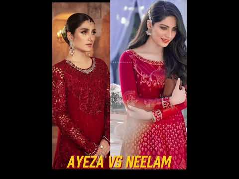 🔹 Ayeza Khan vs Neelam Muneer – Pakistan’s Drama Queen! Who is the Most Beautiful and Famous