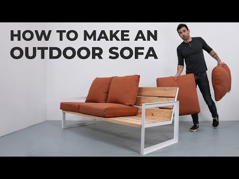 How to make an OUTDOOR SOFA