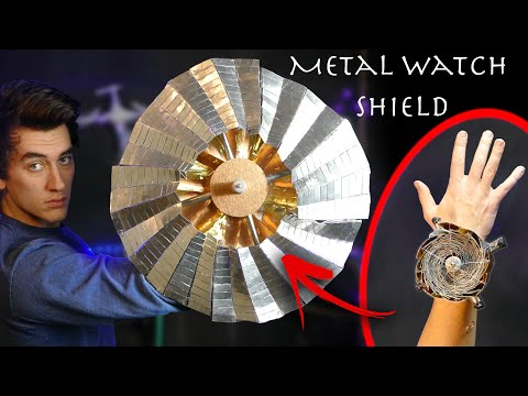 Make an Expandable METAL Wrist Watch Shield (V2) - Percy Jackson Style!