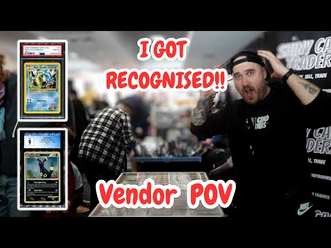 BECOMING POKEMON CARD FAMOUS? | POKEMON CARD SHOW | VENDOR POV