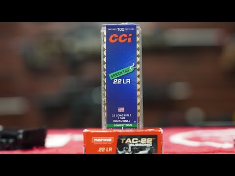 Testing CCI Green Tag and Norma Tac-22 22LR