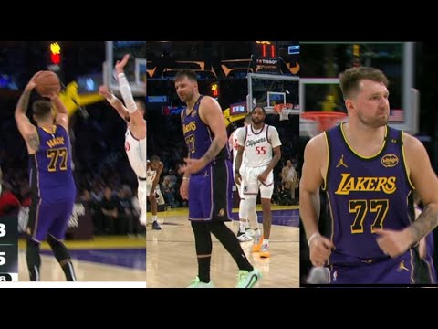 Luka Doncic COOKS Clippers & CANT stop Talking Trash after finding his shot late & lets crowd know..