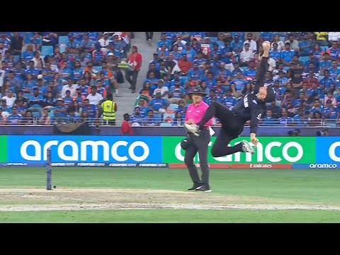 Glenn Phillips stunning one hand catch of Shubman Gill Today, Ind vs NZ Champions Trophy Final