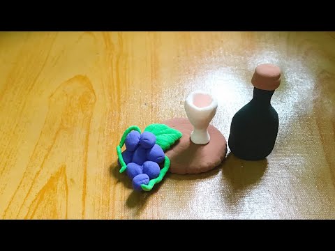 How to make polymer mini show piece/making show piece //