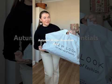 Autumn/ Winter Essentials Haul - New Look Styling #autumnessentials #autumnhaul #newlookhaul