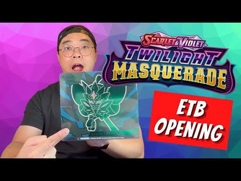 NEW Pokemon set Twilight Masquerade has arrived! Elite Trainer Box Opening!