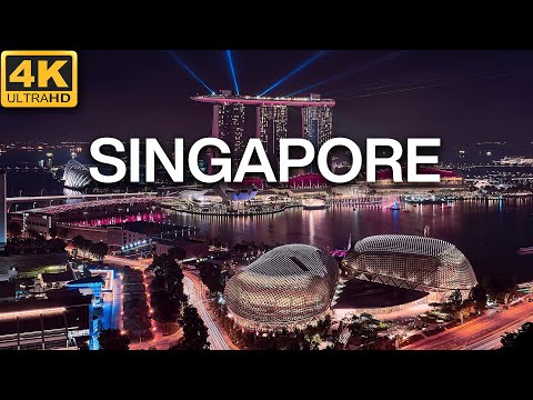 Singapore 4K ULTRA HD 60 FPS Video by Drone | Singapore Travel