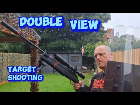 Airgun Target fun - 2 points of view