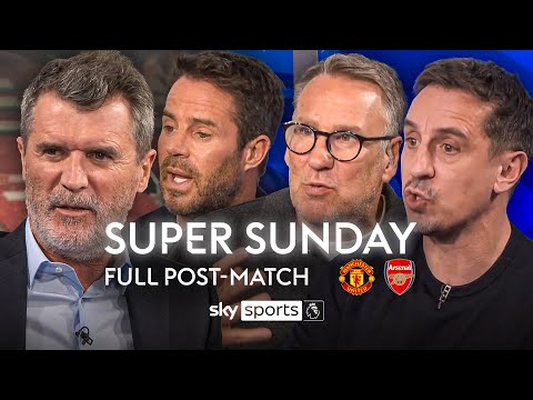 Keane, Neville, Merson & Redknapp's FULL Super Sunday analysis 🔎 | Man Utd 1-1 Arsenal