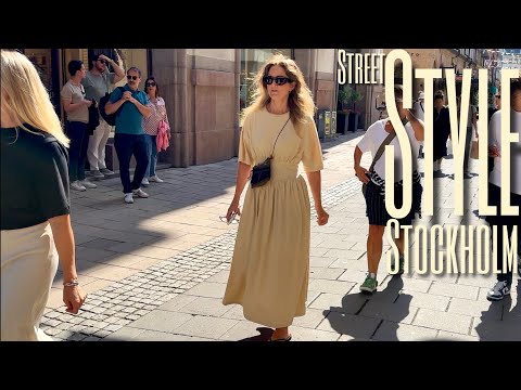 August in Stockholm | Scandinavian Summer Outfits 2024 |  Street Style | Street Fashion Trends