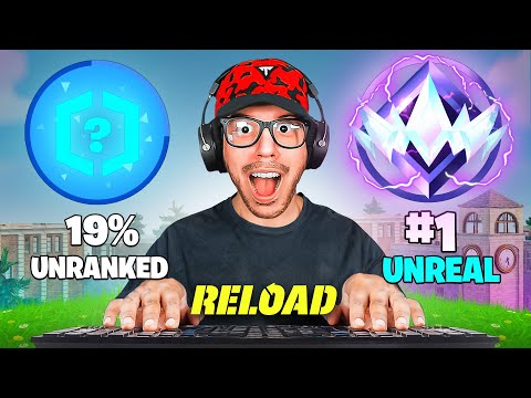 Unranked to Unreal Reload Speedrun! (Fortnite World Record)