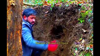 I built a beautiful underground house to survive in the jungle #yt #usa #trending #viral #canada