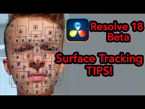 Resolve 18 Beta Surface Tracking Tip