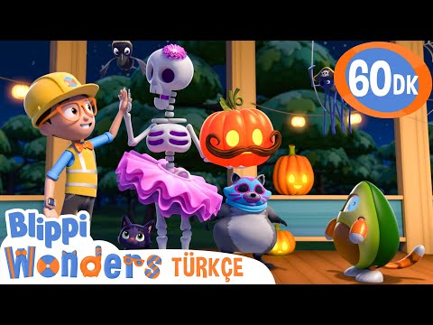 🎃 Cadılar Bayramı Partisi 🎃 Blippi Türkçe - Çocuklar için Eğitici Videolar