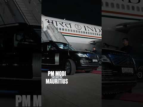 PM Modi emplanes for a two-day visit to Mauritius| #shorts