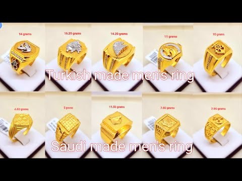 MEN'S GOLD RING COLLECTION 2022