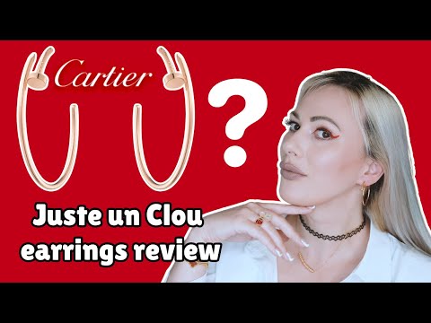 Cartier Juste un Clou Hoop Earrings