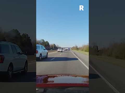 EXTREME HIGHWAY CRASH CAUGHT ON DASHCAM