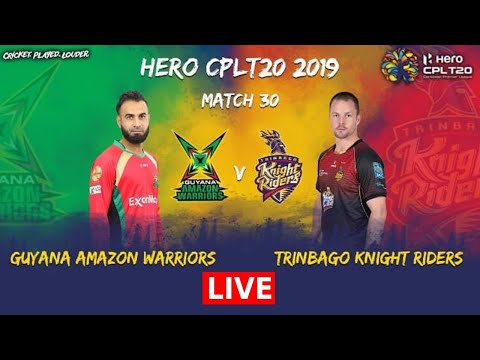 🔴  CPL 2019 Highlights || GAW vs TKR Live Streaming || Live Cricket Match today