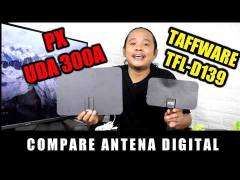 Rekomendasi Antena Digital  //Compare PX Antena UDA 3000A vs Taffware TFL D139