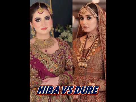 Hiba Bukhari vs Dure Fishaan Kaun Hai Zyada Khubsurat Aapki Raaye Kya Hai