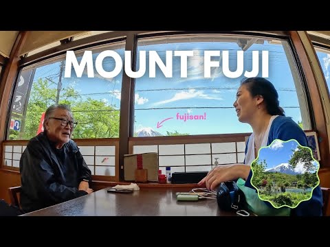 I took my dad to see Mount Fuji for the first time. 🗻 🚞 🤍  (Mount Fuji day trip from Tokyo)