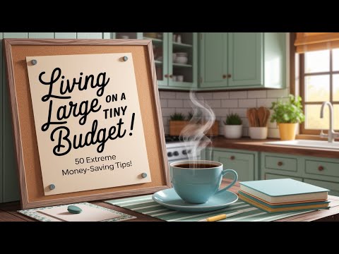 Living Large on a Tiny Budget 50 Extreme Money Saving Tips!