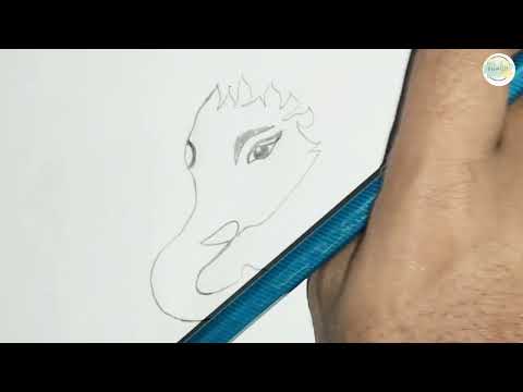 Lord ganesha drawing easy | Lord Ganesha drawing easy step by step | Lord Bal Ganesha drawing