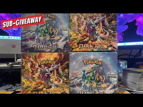 *LIVE*  Japanese Wild Force & Cyber Judge Pokemon cards Giveaway!