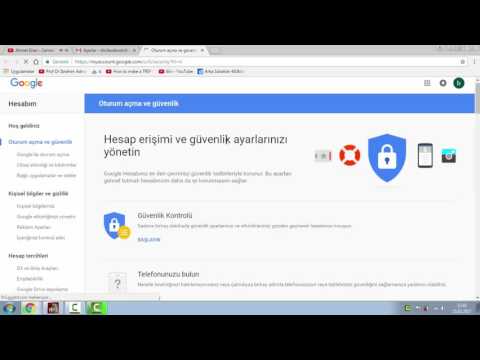 Gmail Hesap Kurtarma Telefonu ekleme