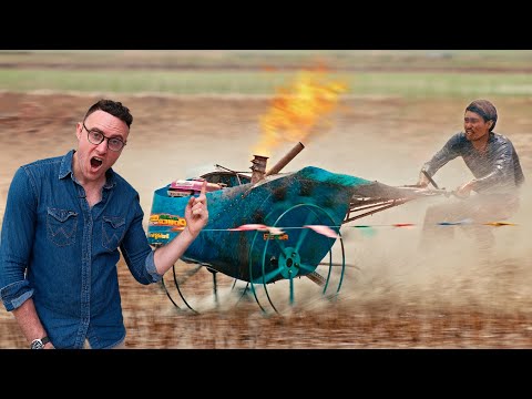 Thailand's Extreme Redneck Tractor Racing