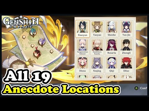 All 19 Anecdote Locations in Travelers Tales Anthology Chapter Event | Genshin Impact 5.4