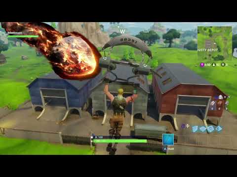 La météorite s’écrase sur “Dusty Depot” ?! - Fortnite Battle Royale