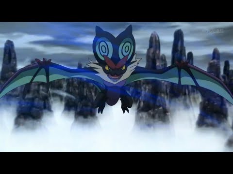 Ash Noibat evloved into Noivern    @pokemon