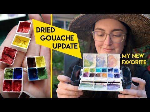 I used DRIED GOUACHE for 30 days in a row and learned this...