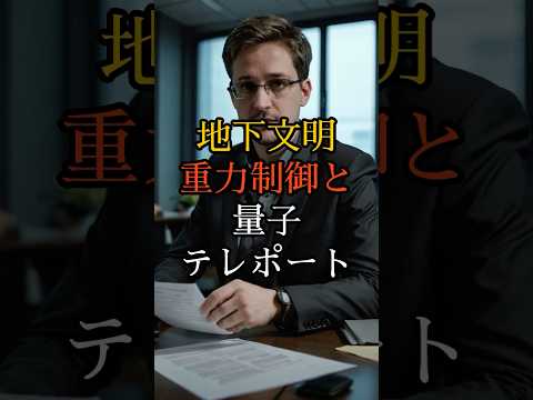 地下文明は重力制御と量子テレポートを実用化！2025年に技術開放か【 スピリチュアル 怪談 都市伝説 予言 ミステリー 】