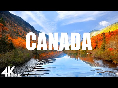 Autumn Canada 4K Ultra HD • Stunning Footage Canada, Scenic Relaxation Film with Calming Music.